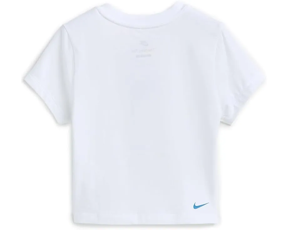 Детская футболка Nike Kids Swoosh Ribbon с бантом и укороченным кроем