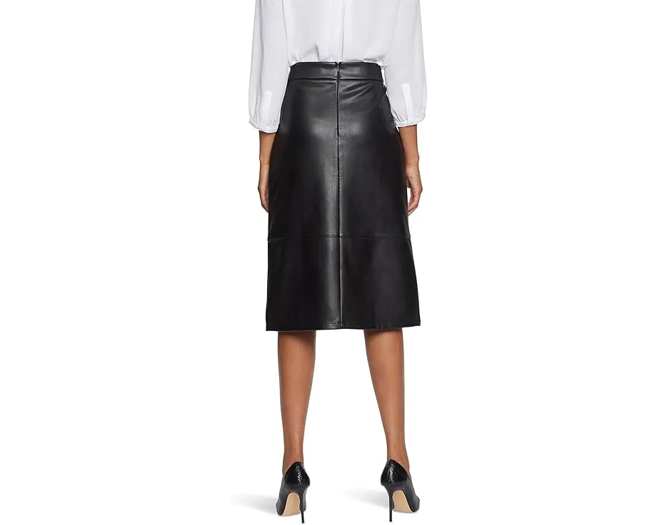 Юбка NYDJ A-Line Skirt с разрезом спереди и длиной до колена
