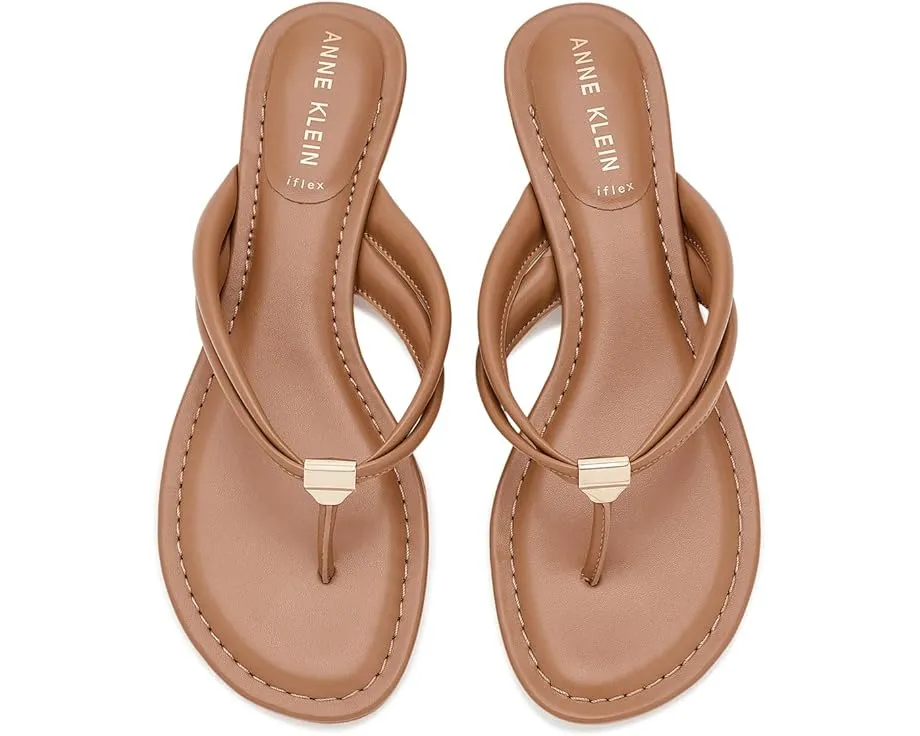 Anne Klein Bari босоножки на танкетке черные