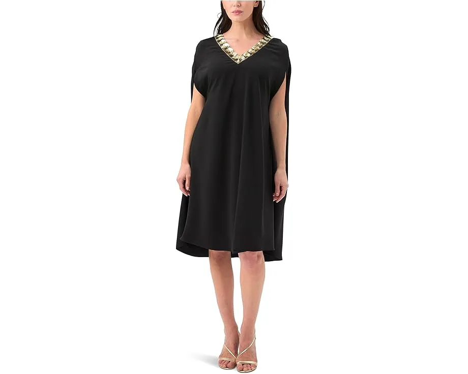 Платье Masquerade 3 в стиле кафтан с рукавами-накидкой