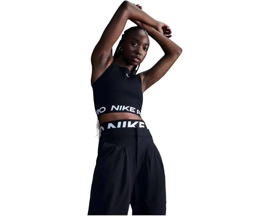 Топ Nike Pro Dri-FIT Cropped Tank Top облегающий с технологией Dri-FIT