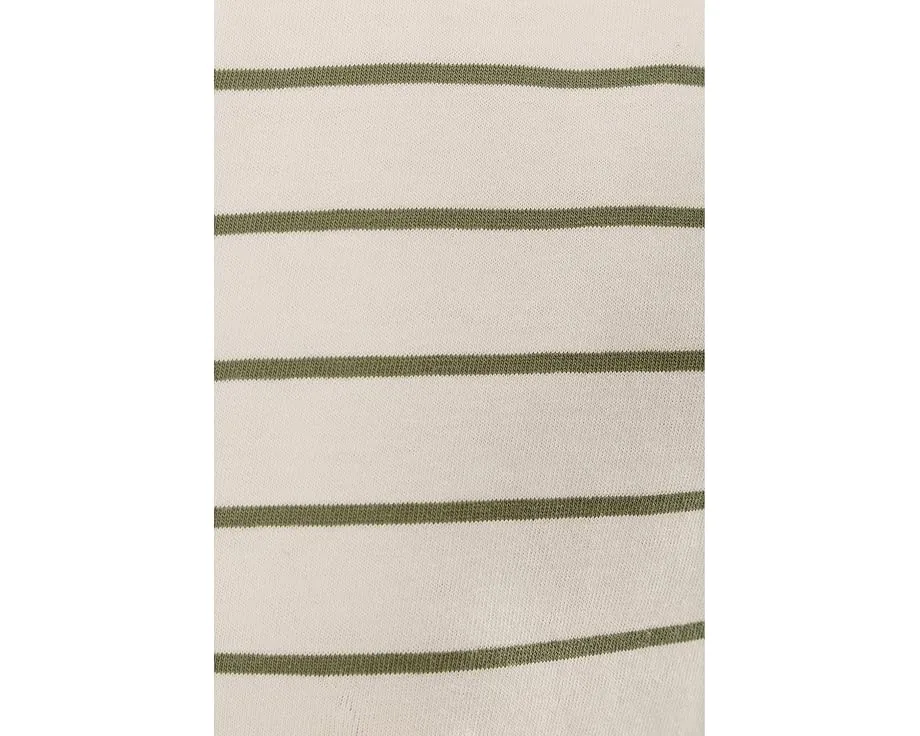 Vince Поло с длинным рукавом в полоску свободного кроя