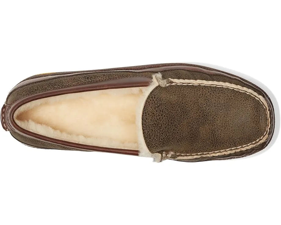 L.L.Bean Уютные тапочки Lodge Moc с овчиной и подошвой Vibram в стиле мокасин