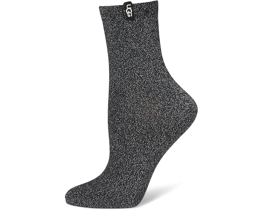 Носки Lavinia Shimmer Quarter от UGG с блестками и переработанным полиэстером