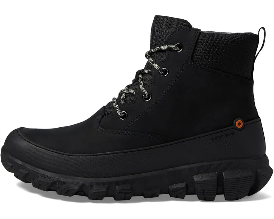 Ботинки Bogs Cedar Mid Lace на шнуровке с кожаным верхом и рейтингом комфорта до -25°C