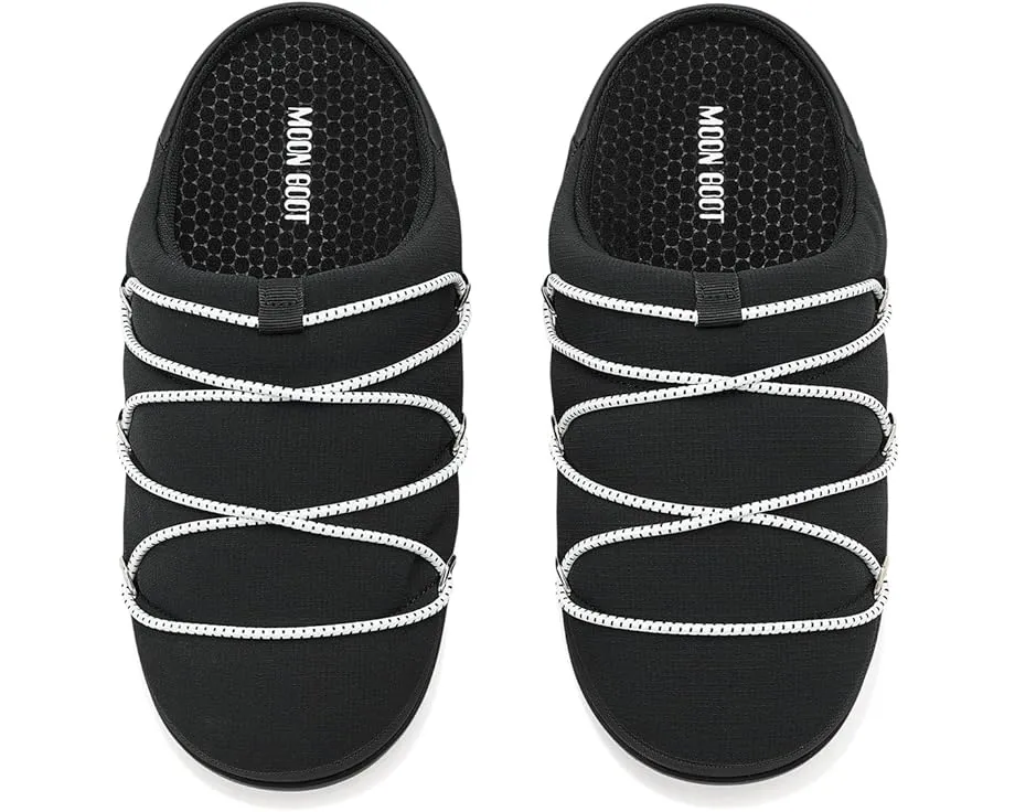 MOON BOOT Soft Slipper мягкие тапочки с гладкой кожей и удобной стелькой