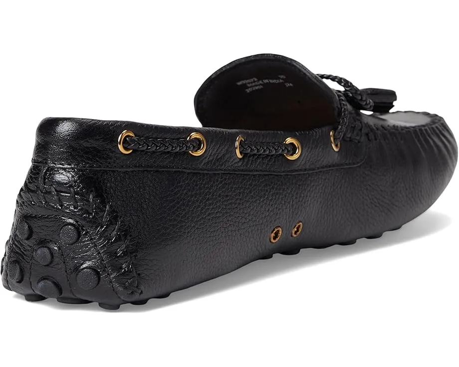 Лоферы Cole Haan Gissella Drivers с круглым носком и плетеной деталью
