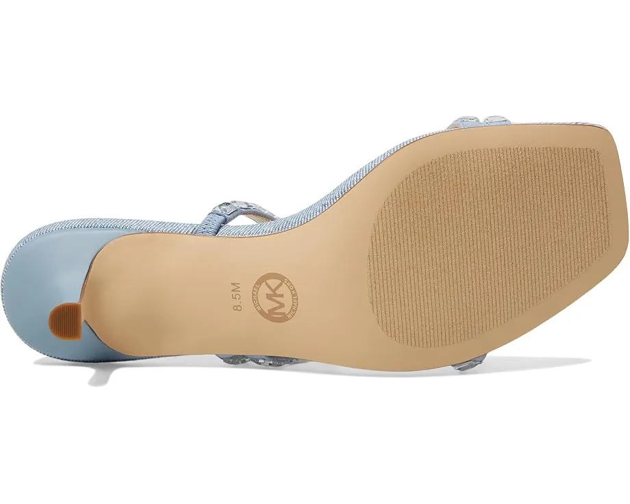 Босоножки Celia Kitten Slide с открытым квадратным мысом на низком каблуке MICHAEL Michael Kors