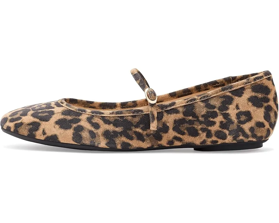 Балетки Classik с ремешком и квадратным каблуком из кожи Nine West
