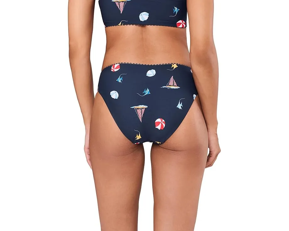 Шорты пляжные Seafolly BeachClub Retro с отделкой воланом