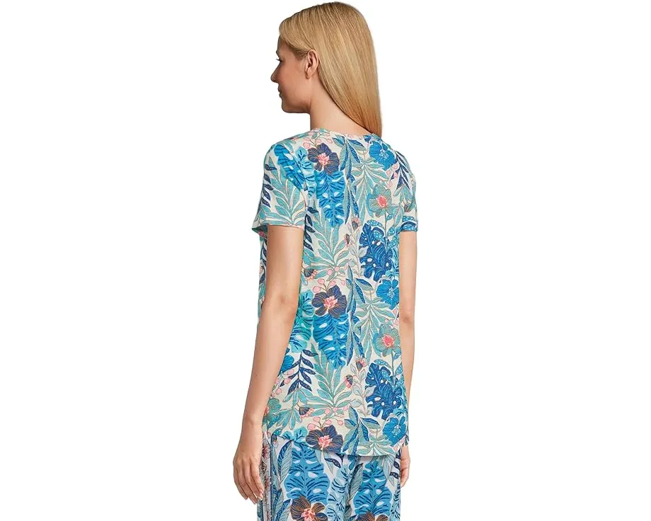 Топ Lilly Pulitzer Etta с круглым вырезом из пима-хлопка