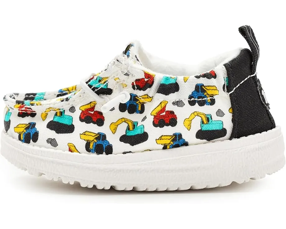 Hey Dude Kids LILDUDE Slip-On Novelty первые ботинки с эластичными шнурками