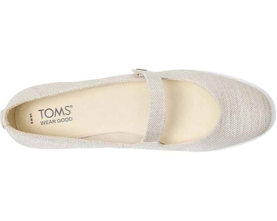 Туфли-лодочки TOMS Bianca из замши с квадратным носком и ремешком