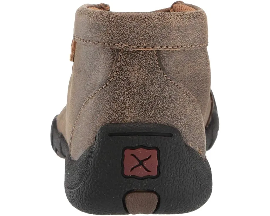 Детские мокасины Twisted X Driving Moc с замшей и резиновой подошвой