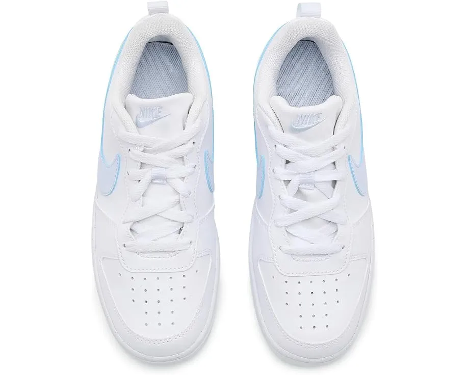 Кроссовки Nike Court Borough Low Fade для детей White/Arctic Green/Football Grey