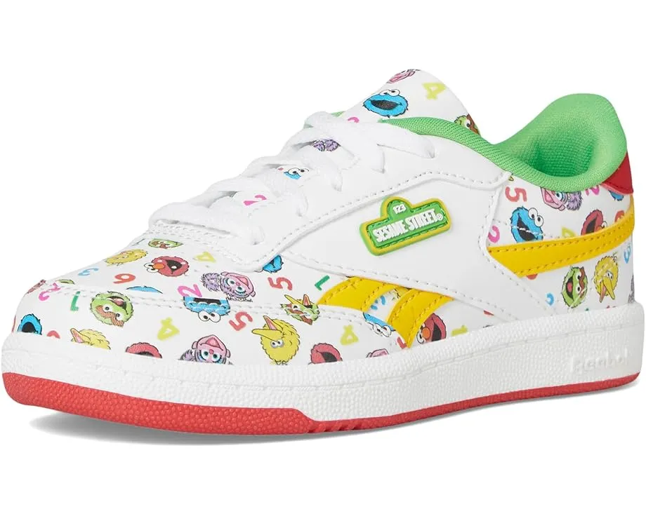 Кроссовки Reebok x Sesame Street Club C Revenge для детей с текстильной подкладкой