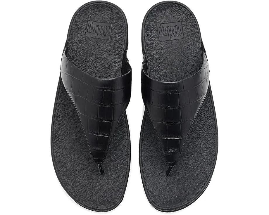 Сандалии Lulu Crocodile FitFlop с ремешком на перемычке