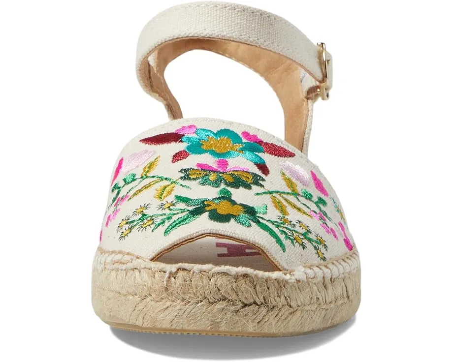 Эспадрильи Toni Pons Garbet с вышивкой цветов и открытым носком