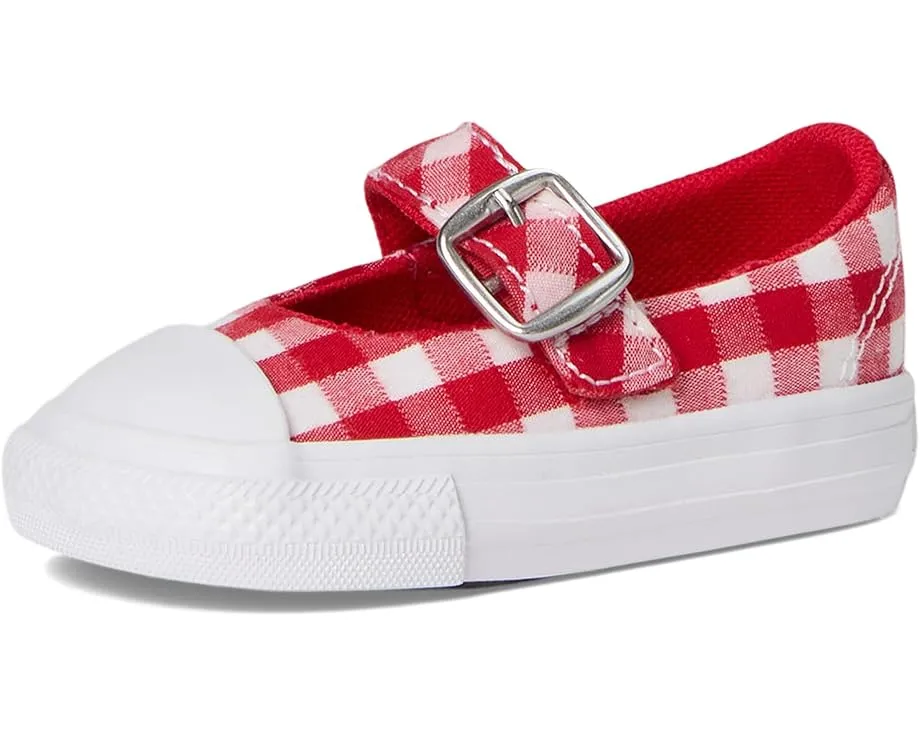 Converse туфли Mary Jane Chuck Taylor All Star Dainty в клетку для малышей