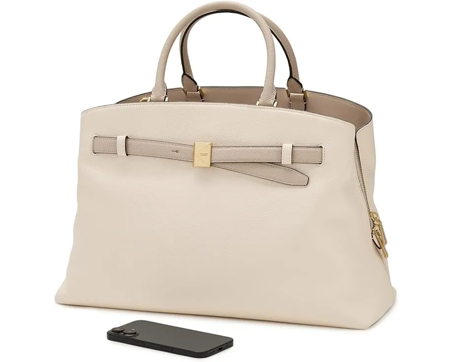 Сумка-сатчел Kate Spade New York Deco Colorblocked Pebbled Leather Large
