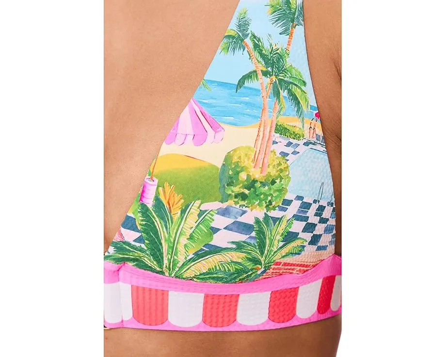 Топ BECCA Miami Beach Maddison с широкой повязкой на шее и поддержкой под грудью