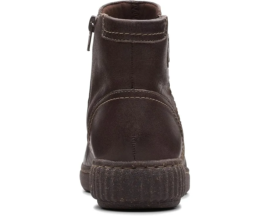 Ботильоны Clarks Caroline Orchid на рисовой подошве с круглым носком и молнией сзади