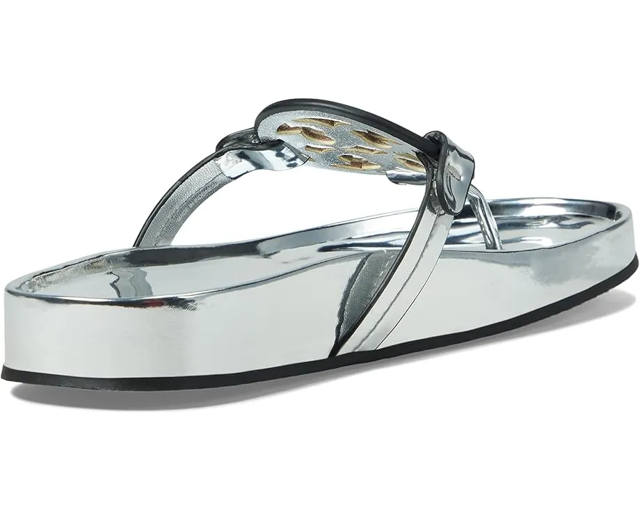 Сандалии Tory Burch Miller Cloud с перемычкой между пальцами и логотипом Double T