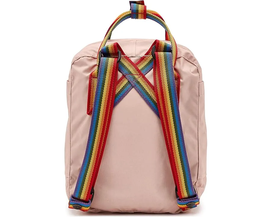 Рюкзак Fjällräven Kanken Rainbow Mini с радужными лямками