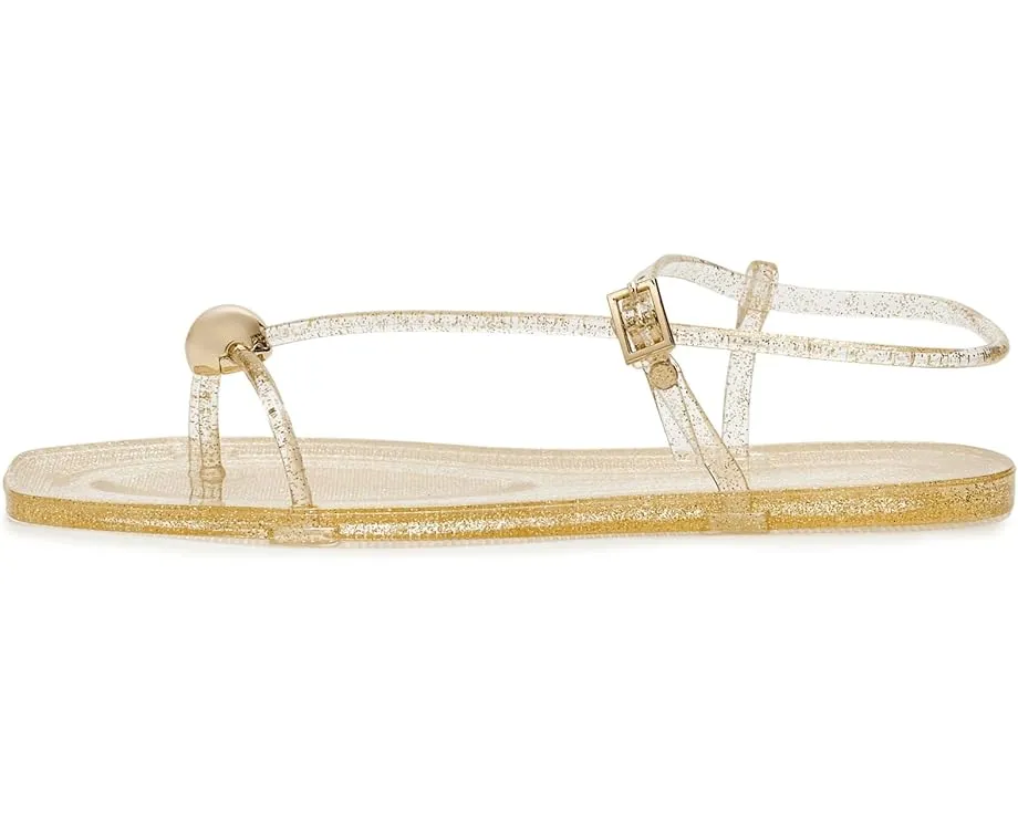 Босоножки Loeffler Randall Dana из блестящего материала с ремешками