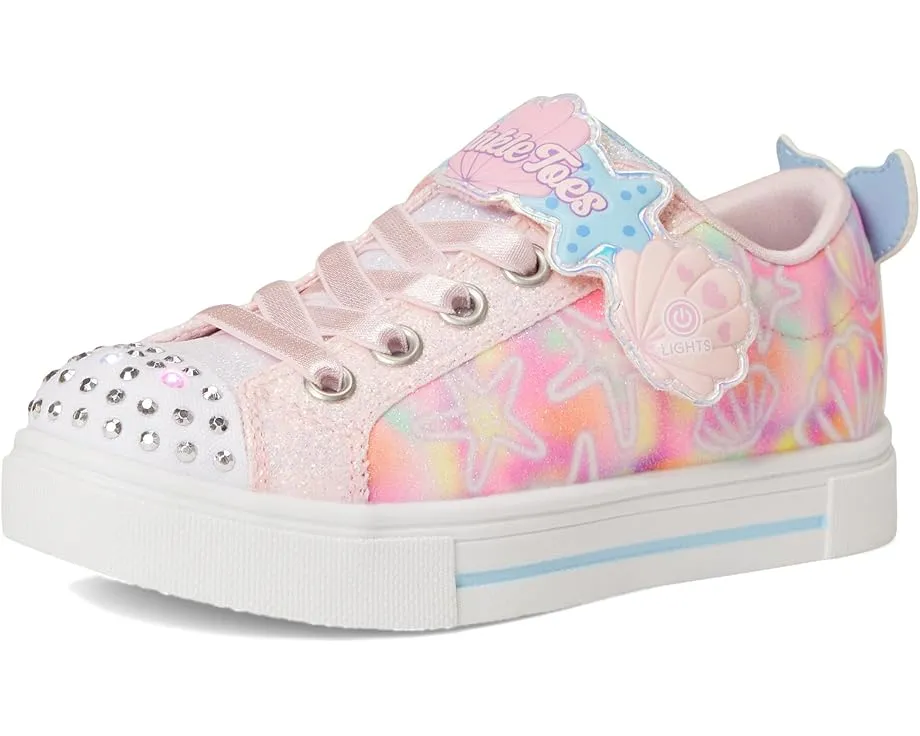 Детские кроссовки Skechers Twinkle Sparks Underwater Magic со светящимся носком