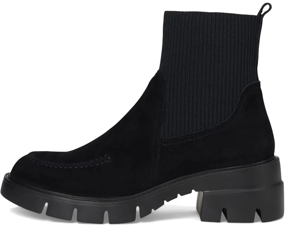 Ботинки Vaneli Nalda из замша с круглым носком и молнией