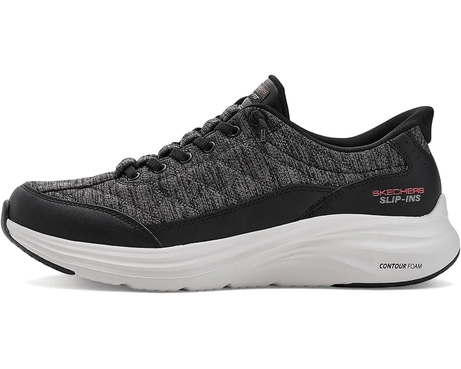 Кроссовки Skechers Contour Foam Cozy Fit без рук Slip-In черные