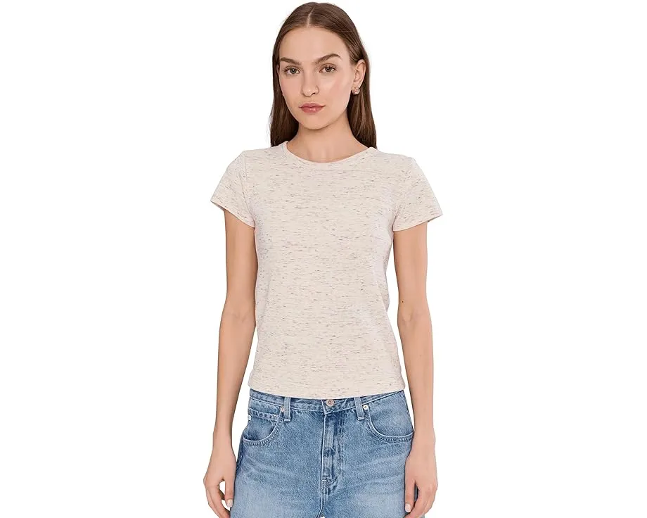 Футболка NIC+ZOE с крапинками и круглым вырезом из хлопка с эластаном