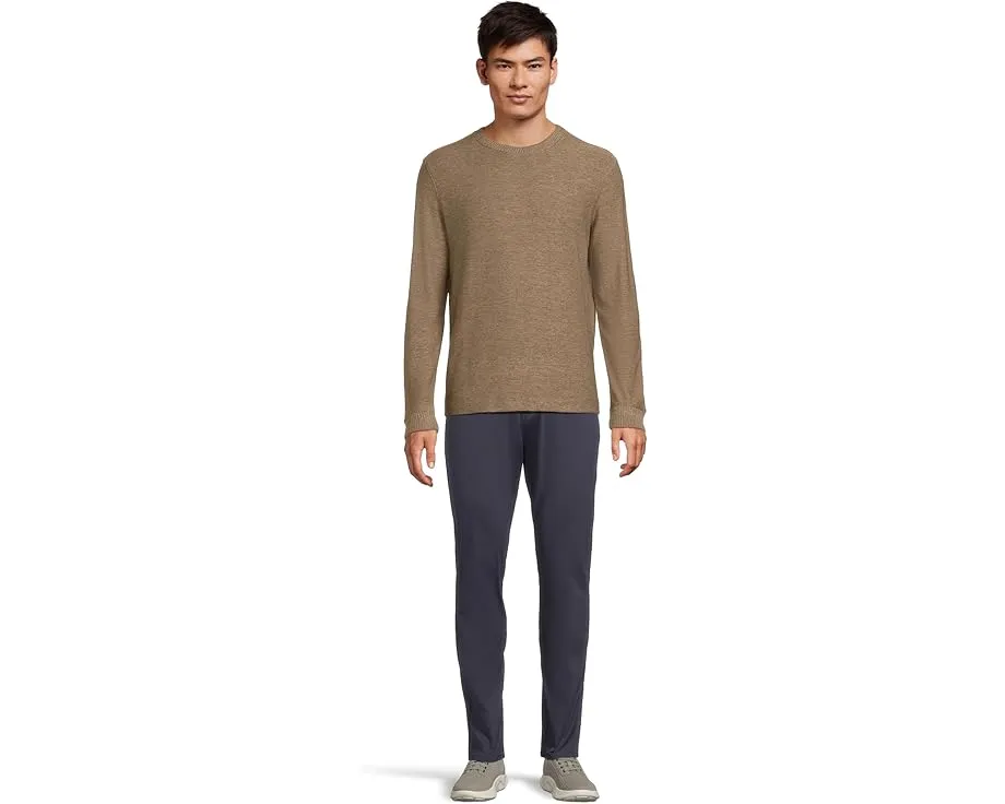 Джемпер Johnston & Murphy Melange Pullover с рубчатыми манжетами