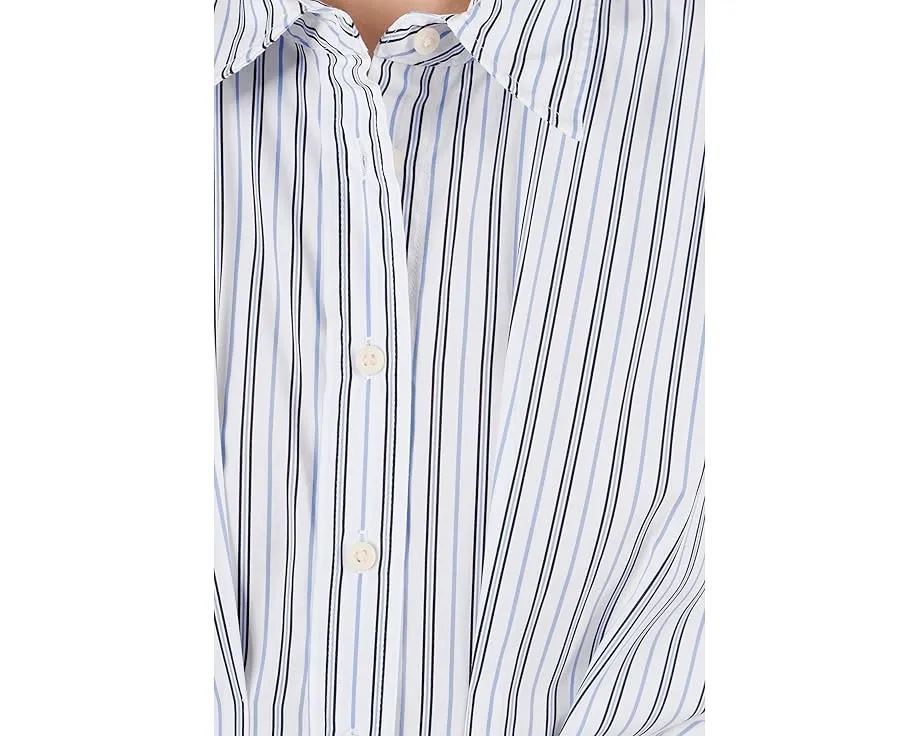 Платье-рубашка Petite Striped Pleated Broadcloth от Lauren Ralph Lauren