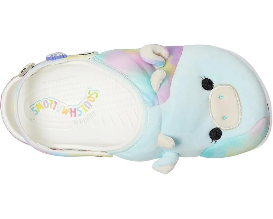 Кроксы Crocs Squishmallows Classic Clogs с плюшевым верхом и ремешком на пятке