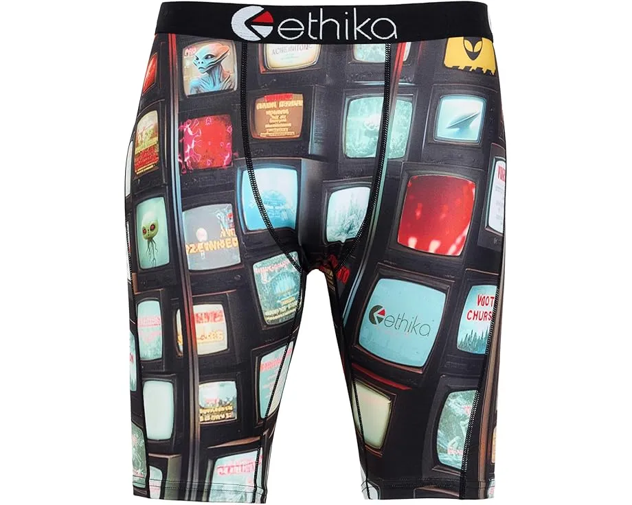 Трусы мужские ethika Fair Warning с принтом по всей поверхности