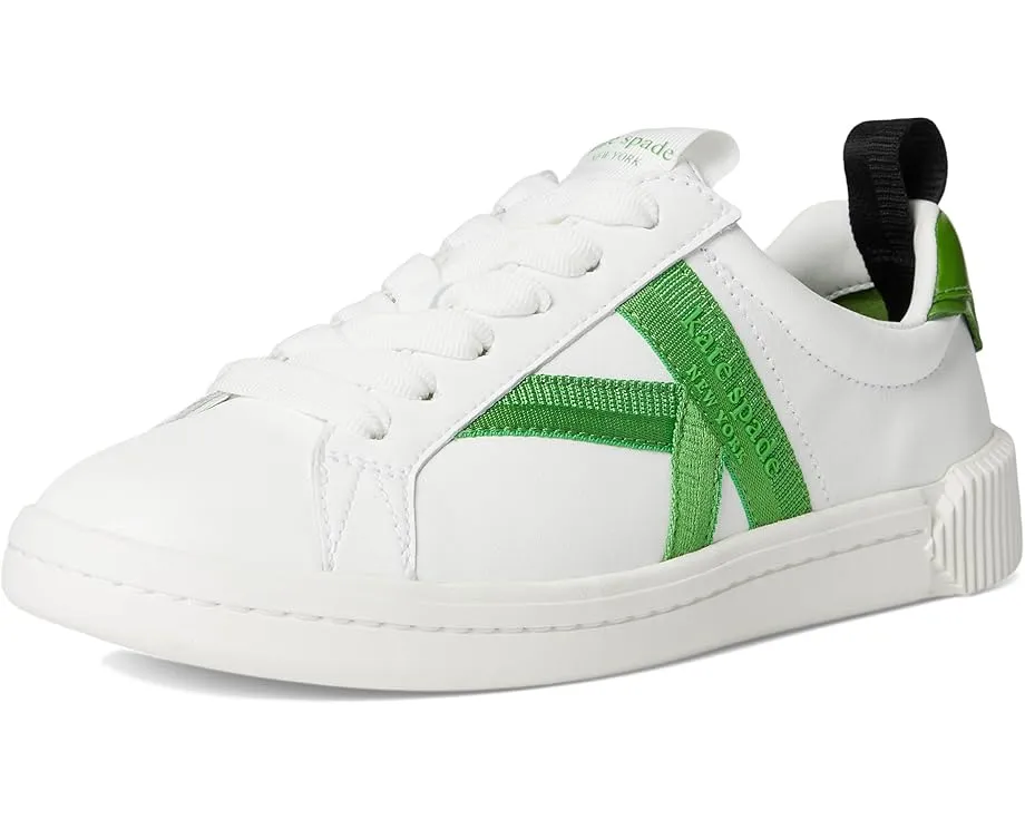 Кроссовки на шнуровке Kate Spade New York Signature с фирменным логотипом