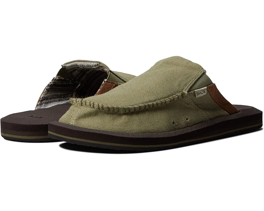 Сланцы Sanuk You Got My Back Soft Top Hemp из конопли с мягким верхом