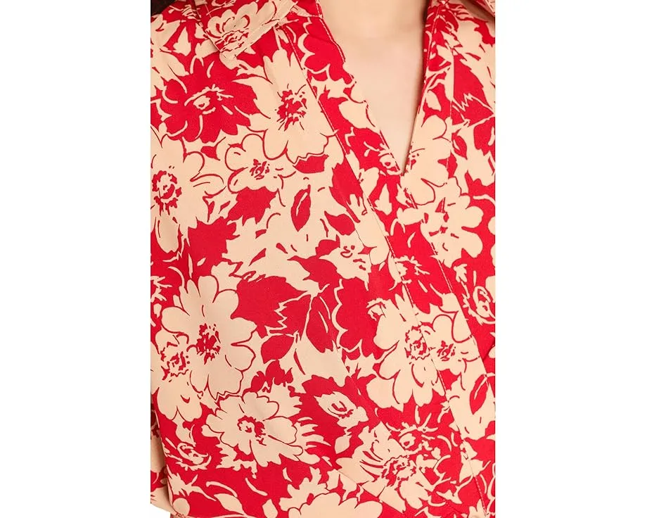 Платье Lauren Ralph Lauren Petite с цветочным принтом из крепа и поясом