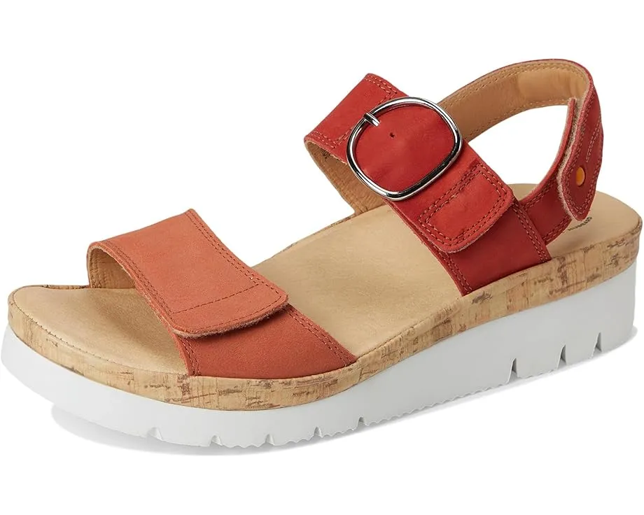Сандалии Samuel Hubbard Portola Two-Strap с регулируемыми липучками и клиновидным каблуком