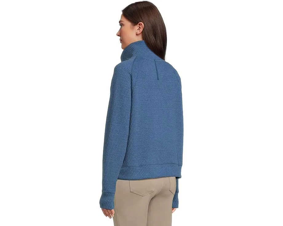Свитшот L.L.Bean Ridgeknit с полузастежкой молнией и капюшоном-карманом