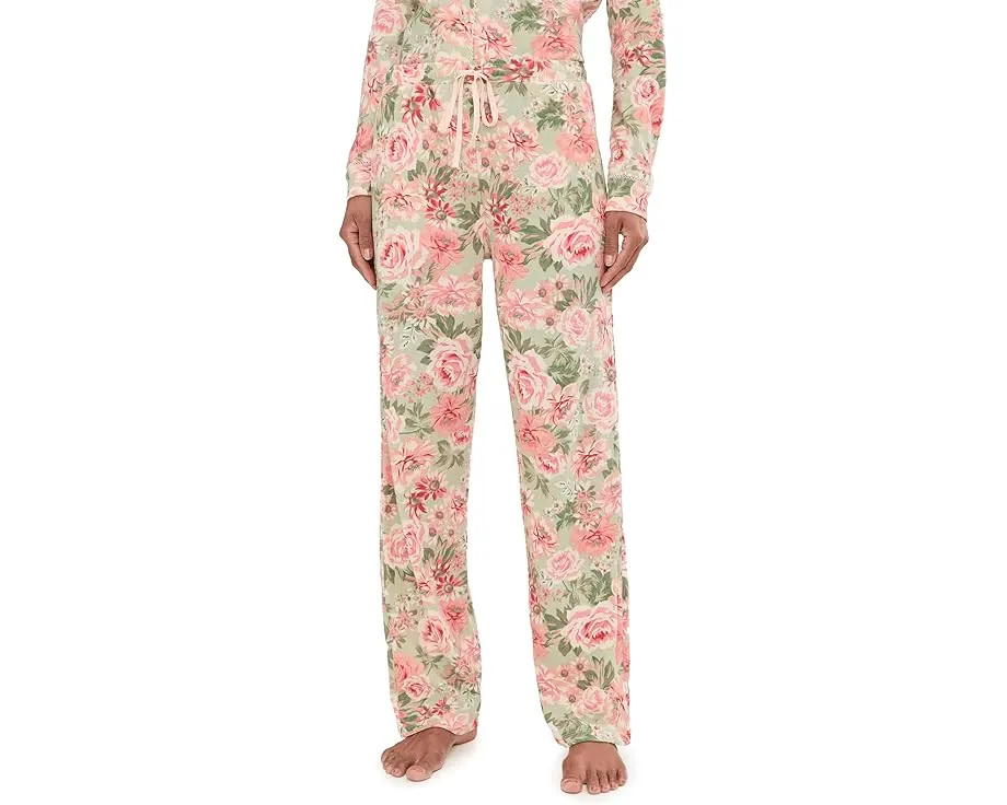 Пижамный комплект Vintage Dreams с цветочным принтом и отделкой пико Karen Neuburger