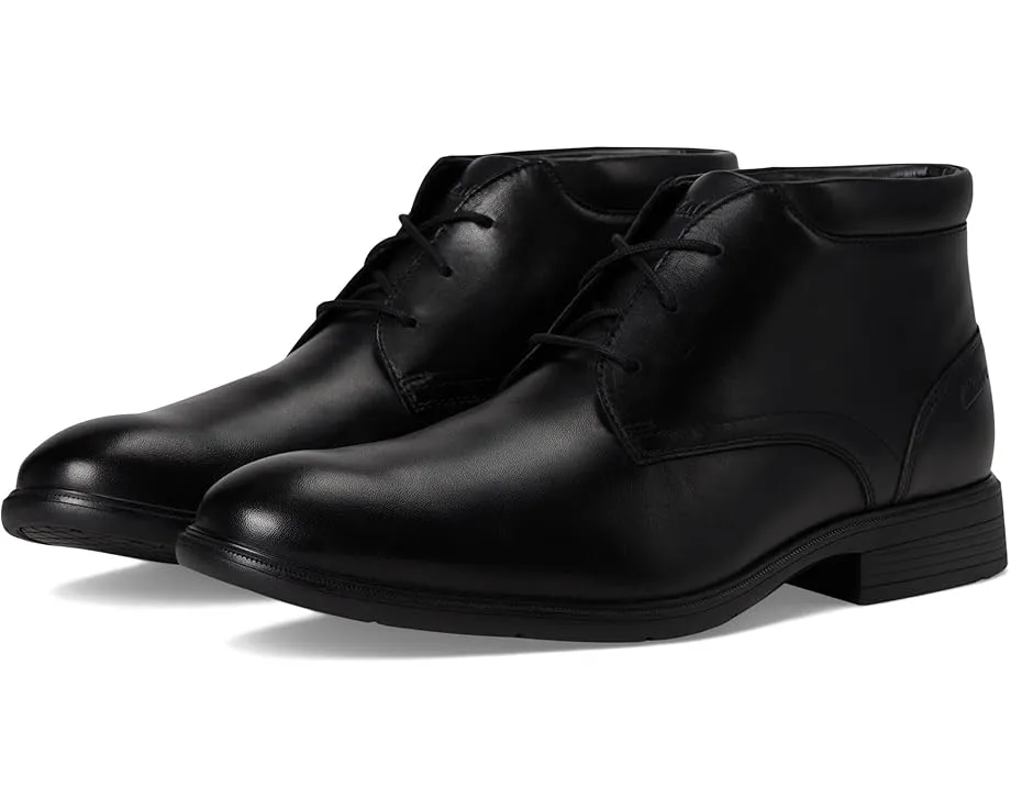 Ботинки Clarks Steadwell Mid из цельнозерновой кожи с противоскользящей подошвой