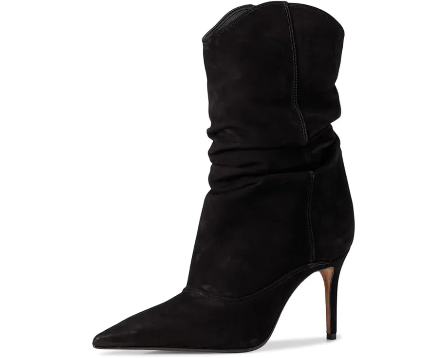 Ботинки Schutz Maryana Slouch из замши на шпильке