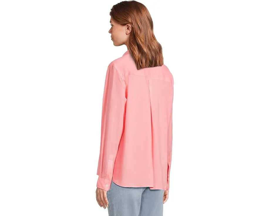 Рубашка Lilla P с длинным рукавом свободного кроя из легкого летнего вуаля