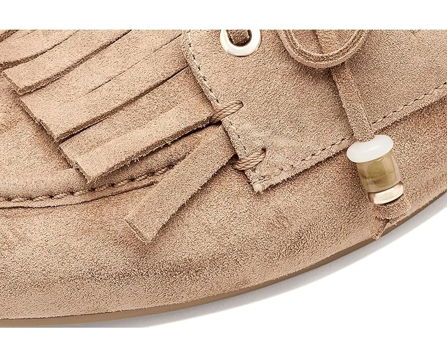 Мюли Stuart Weitzman Majorca Tinsley с круглым носком и бахромой