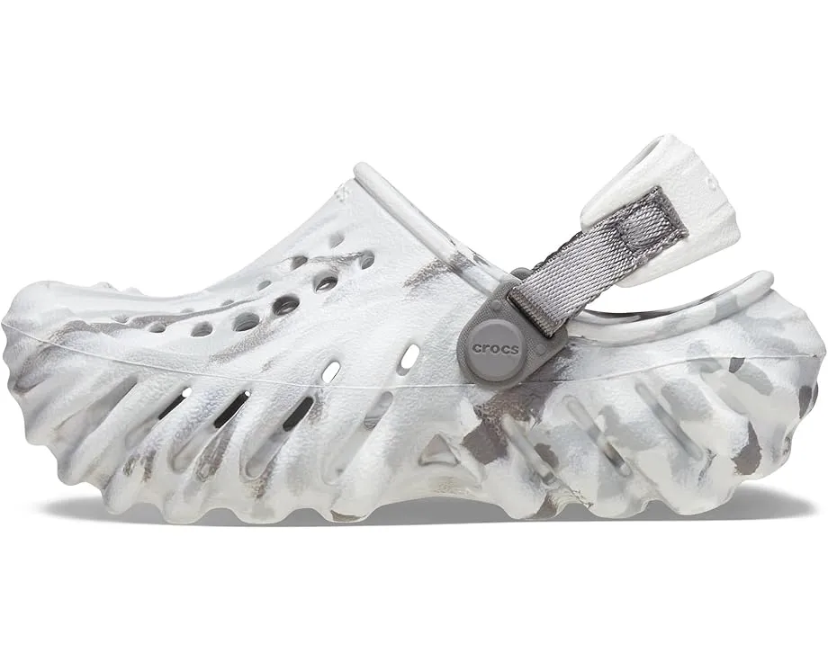 Кроксы Crocs Echo Clogs для детей с литой подошвой и стелькой LiteRide