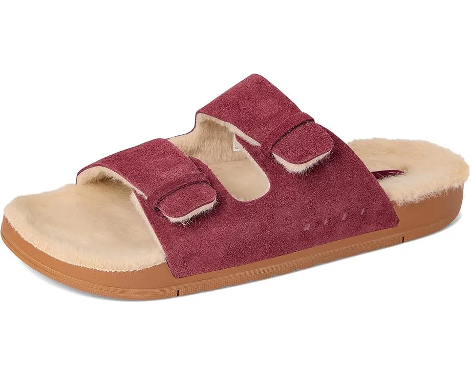 Сланцы Reef Ojai Two Bar Cozy из замши с искусственным мехом