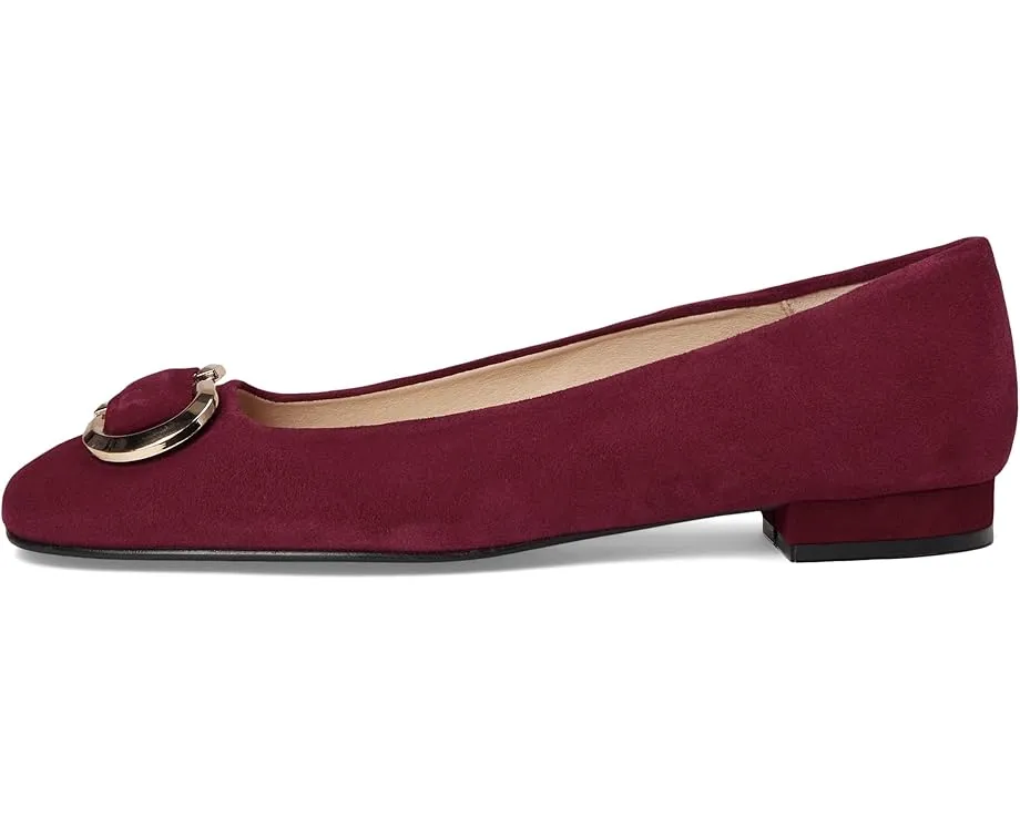 Туфли French Sole Pamela на невысоком каблуке из замши